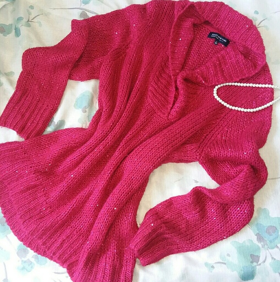 ❄ Jones New York ❄ Plus size 2x red sequin sweater - Picture 4 of 5